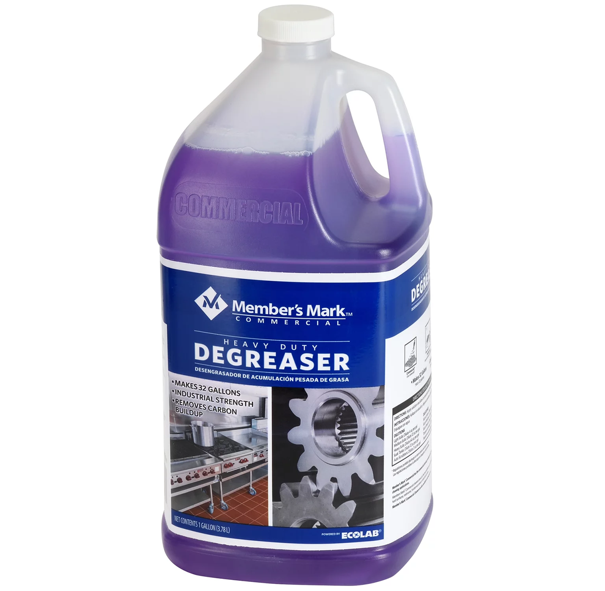 DU-MOST Heavy Duty Citrus Degreaser/Cleaner Concentrate, Industrial Grade,  Biodegradable, Kitchen/Floor Scrub, Engine/Parts Wash, Removes Grease,  Grime, Oil, Tar, Ink. Rubber Mark, Food Soil, 1 Gallon