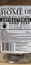 Load image into Gallery viewer, USA APOTHECARY HOME LAVENDER ANTIBACTERIAL HAND SOAP 64 OZ
