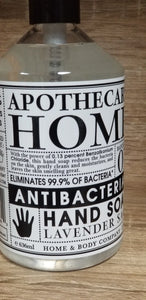 USA APOTHECARY HOME LAVENDER ANTIBACTERIAL HAND SOAP 21.5 OZ