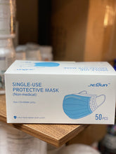 Load image into Gallery viewer, CleanHome Disposable Face Mask, 3 Ply-Layers (total 50 ct.)
