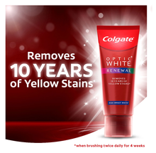 Load image into Gallery viewer, Colgate Optic White Renewal High Impact White Teeth Whitening Toothpaste (4.1 oz., 4 pk.)
