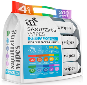 ArtNaturals Sanitizing Wipes (50 ct. ea., 4 pk.)